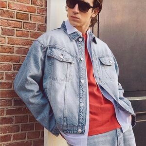 Bershka Light Blue Denim Jacket